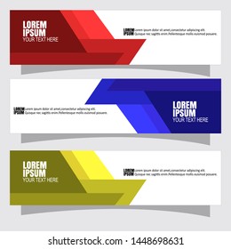 Vector abstract geometric design banner web template,flat design