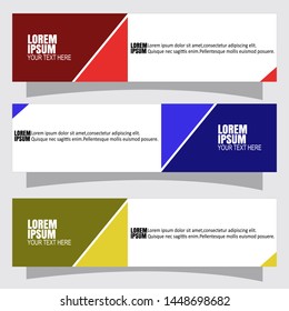 Vector abstract geometric design banner web template,flat design