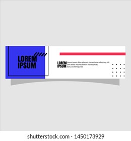 Vector abstract geometric design banner web template, flat design