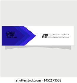 Vector abstract geometric design banner web template. Banner background.