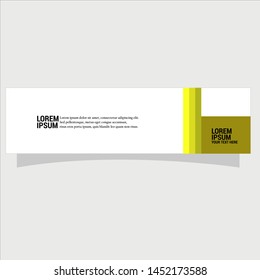 Vector abstract geometric design banner web template. Banner background.