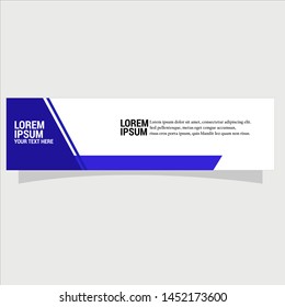 Vector abstract geometric design banner web template. Banner background.