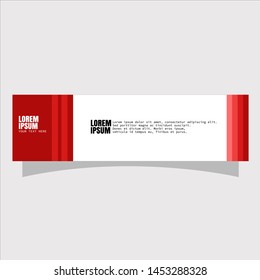 Vector abstract geometric design banner web template