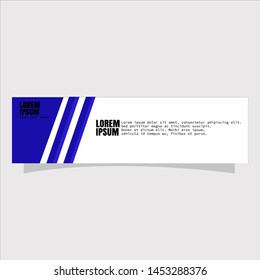 Vector abstract geometric design banner web template