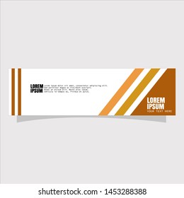 Vector abstract geometric design banner web template