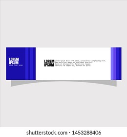 Vector abstract geometric design banner web template