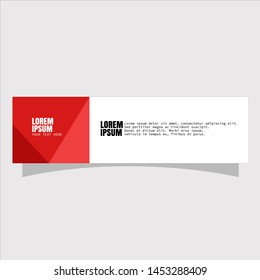 Vector abstract geometric design banner web template