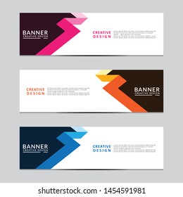 Vector abstract geometric design banner web template. Modern design. Vector illustration