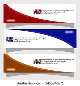 Vector abstract geometric design banner web template.