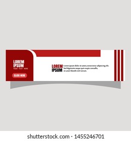 Vector abstract geometric design banner web template.
