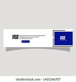 Vector abstract geometric design banner web template.