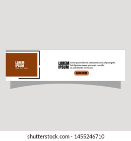 Vector abstract geometric design banner web template.