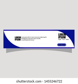 Vector abstract geometric design banner web template.