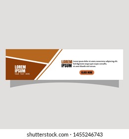 Vector abstract geometric design banner web template.