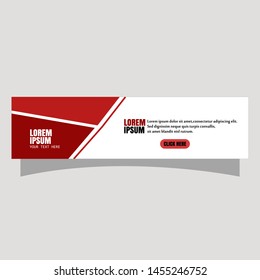 Vector abstract geometric design banner web template.