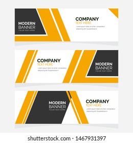 Vector abstract geometric design banner web template