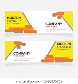 Vector abstract geometric design banner web template. Modern design. Vector illustration.