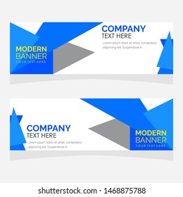 Vector abstract geometric design banner web template. Modern design. Vector illustration.