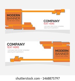 Vector abstract geometric design banner web template. Modern design. Vector illustration.