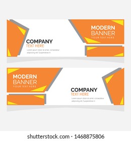 Vector abstract geometric design banner web template. Modern design. Vector illustration.