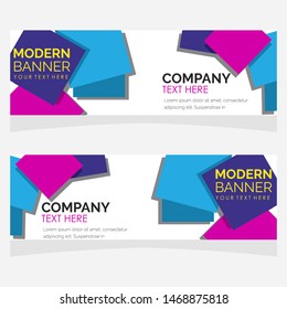 Vector abstract geometric design banner web template. Modern design. Vector illustration.