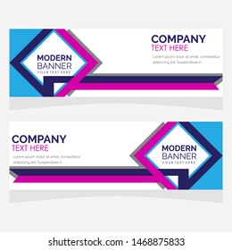 Vector abstract geometric design banner web template. Modern design. Vector illustration.