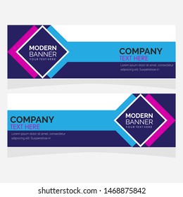 Vector abstract geometric design banner web template. Modern design. Vector illustration.