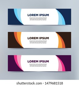 	
Vector abstract geometric design banner web template. Banner background modern template design