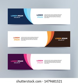 	
Vector abstract geometric design banner web template. Banner background modern template design.