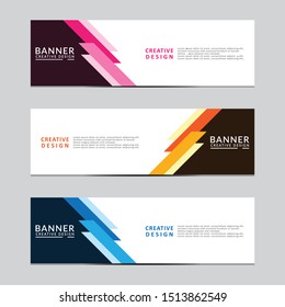 Vector abstract geometric design banner web template. Modern design. Vector illustration