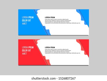 Vector abstract geometric design banner web template. corporate. company.
