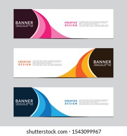 Vector abstract geometric design banner web template. Modern design. Vector illustration