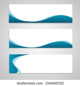 Vector abstract geometric design banner