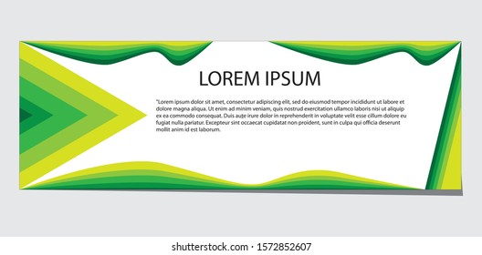 Vector abstract geometric design banner web template for any design project