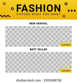 Vector abstract geometric design banner web template