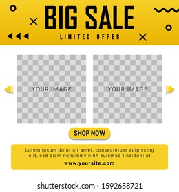 Vector abstract geometric design banner web template