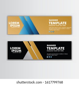 Vector abstract geometric design banner web template. Modern design. Vector illustration