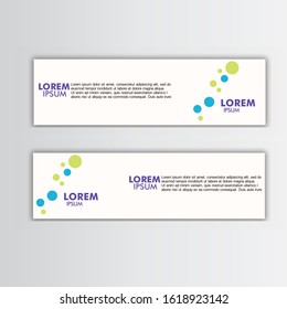 Vector abstract geometric design banner web template. Modern design. Vector illustration