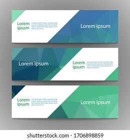 Vektorillustration abstrakte geometrische Design-Banner-Webvorlage. Modernes Design, Hintergrundbild. Vektorillustration
