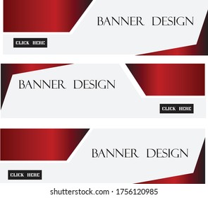 Plantilla web de banner de diseño geométrico abstracto vectorial.