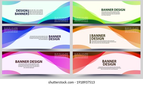 Vector abstract geometric design banner web template.