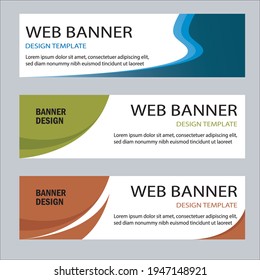 Vector abstract geometric design banner web template. Modern design. Vector illustration. EPS 10.