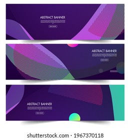 Vektorgrafik abstrakte geometrische Design-Banner-Webvorlage. Vektorgrafik
