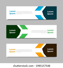 Vector abstract geometric design banner web template. vector illustration