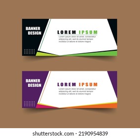 Vector abstract geometric design banner web template. vector banner background. vector banner.