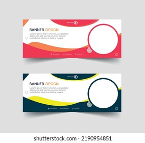 Plantilla web de banner de diseño geométrico abstracto vectorial. fondo de la pancarta vectorial. banner vector.