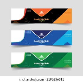 Vector abstract geometric design banner web template, vector background