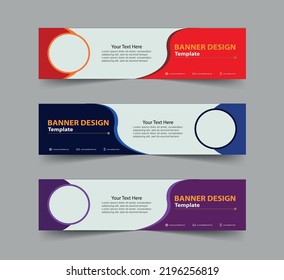 Plantilla web de banner de diseño geométrico abstracto vectorial, fondo vectorial
