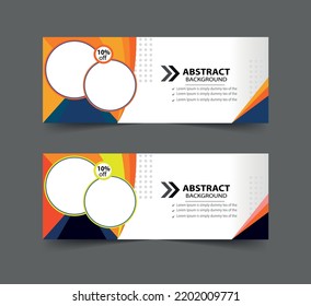 


Vector abstract geometric design banner web template.