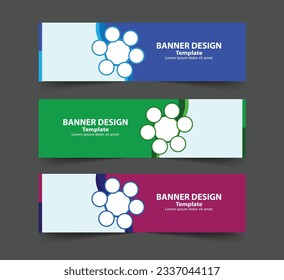 Vector abstract geometric design banner web template, vector background